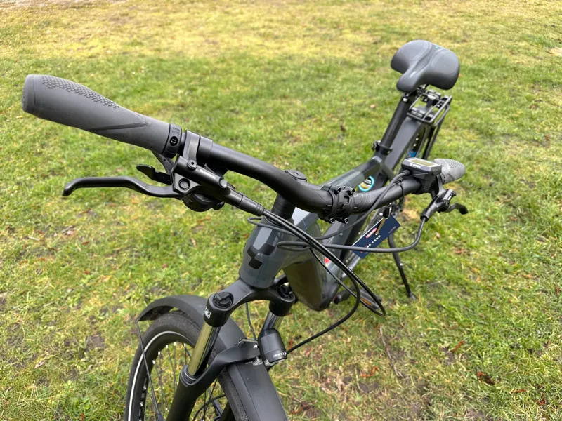 2ndHand Cube Touring Hybrid One 500 54cm Medium Electric Bike 2022 Grey/Blue-3